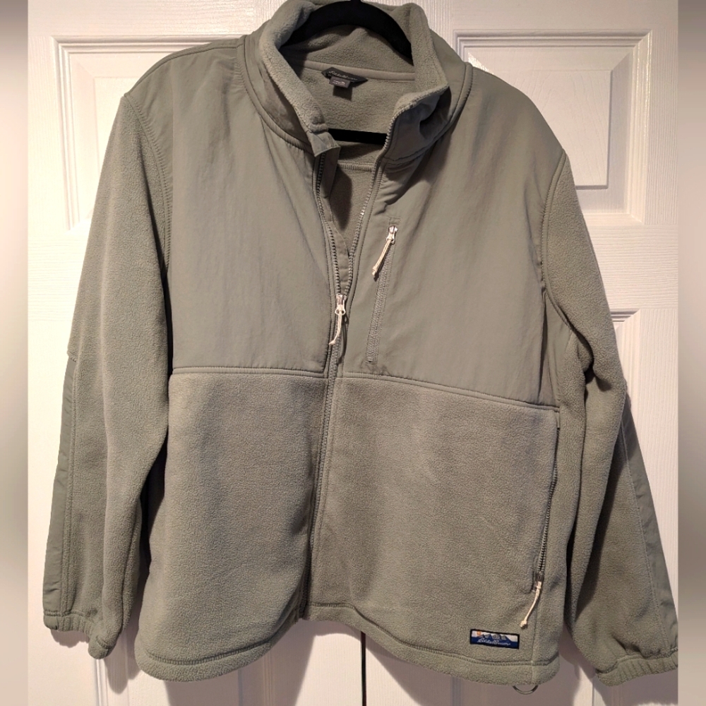 Eddie Bauer Fleece Zip Up, women's XL